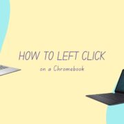 how to left click on chromebook
