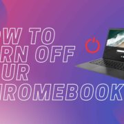 how to turn off chromebook