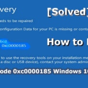 error code 0xc0000185 what it is and how to fix it