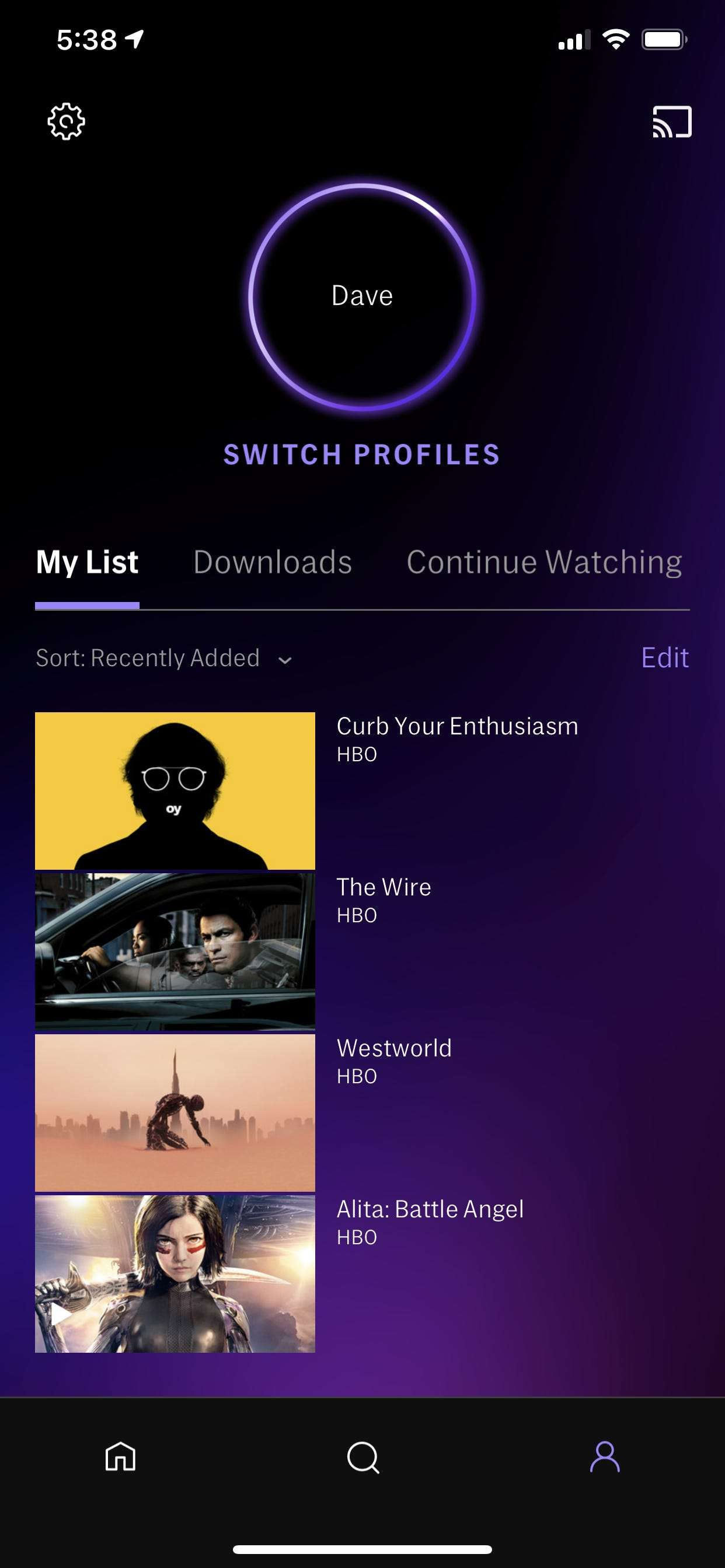 how to add a device on hbo max