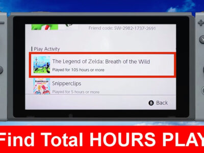 how to check your play time on nintendo switch games