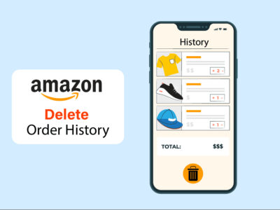 how to delete purchases from your amazon order history
