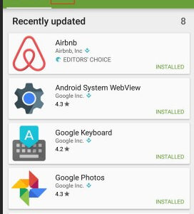 how to find deleted apps on android