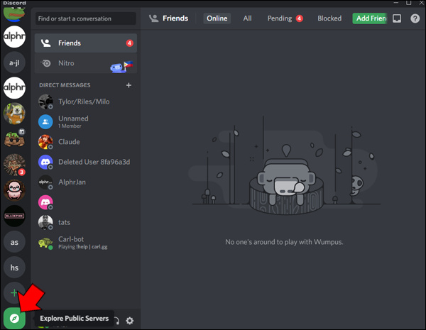 how to find discord servers