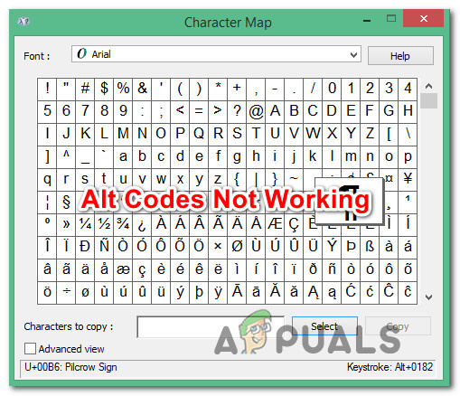 how to fix alt codes not working on windows