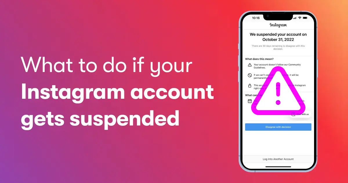 how to know if your instagram account got banned