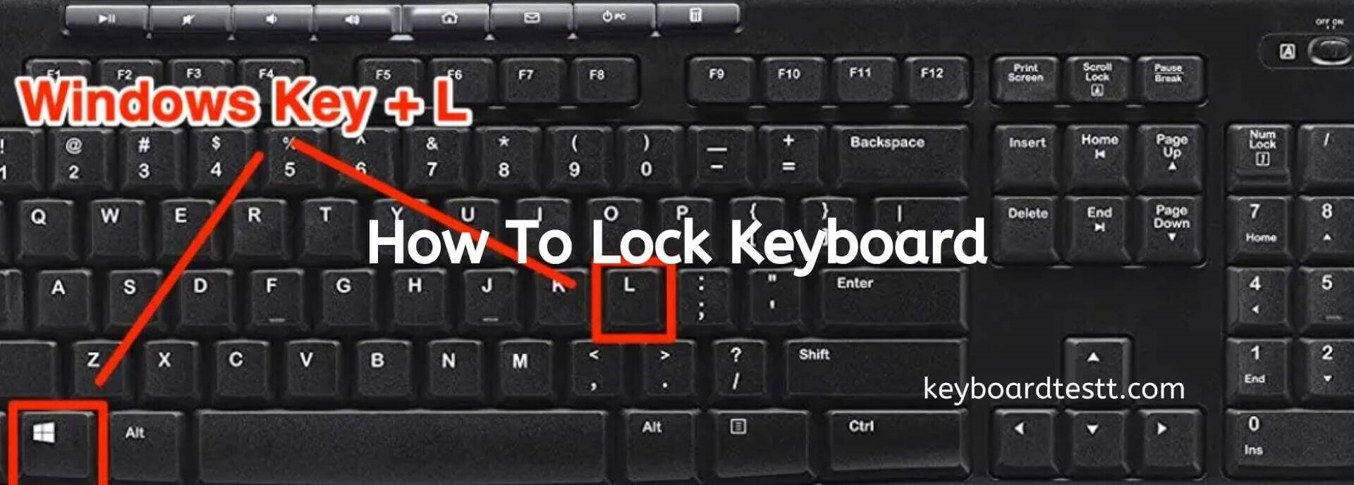 how to lock keyboard