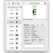 how to type euro sign e and other currency symbols in mac